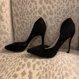 Catherine Malandrino Black Suede Pump